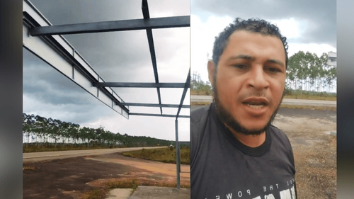 A telha sumiu: Polícia investiga roubo em paradas de ônibus de Tartarugalzinho