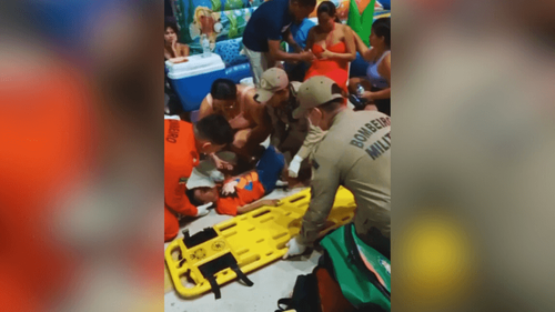 Perigo: Criança sofre acidente durante brincadeira no pula-pula, em Macapá