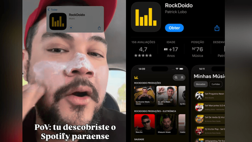 Rock doido: Motorista revela app só com hits do Norte