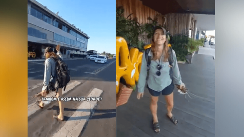 ’Costume de Macapá’: Turistas se encantam com hábito de levantar a mão antes de atravessar