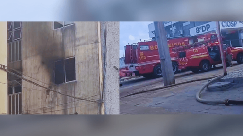 Macapaba: Incêndio em apartamento assusta moradores; fogo foi controlado