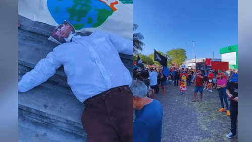 Propostas polêmicas: Ato em Macapá reúne manifestantes contra a PEC da Blindagem e o PL da Anistia