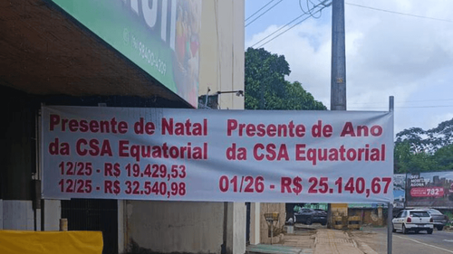 Presente de ano novo?: Empresário protesta após receber contas de água acima de R$ 75 mil em Macapá