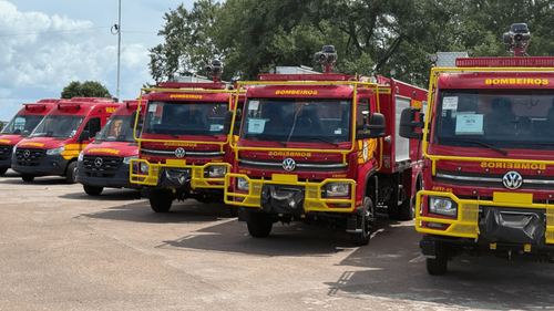 Trabalho reforçado: No AP, Corpo de Bombeiros recebe 54 novas viaturas e amplia estrutura de resgate