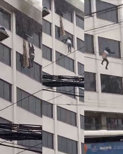 Homem de 36, morre ao se jogar do 8º andar, durante incêndio