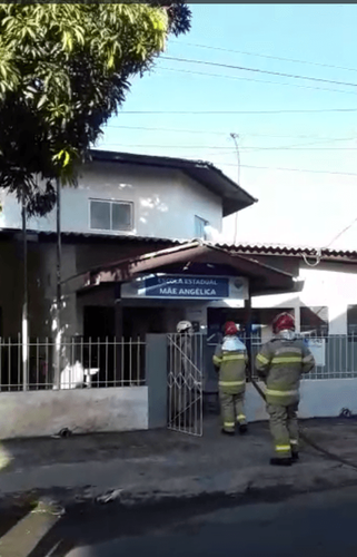 Bandidos provocam início de incêndio na escola Maria Angélica, no Novo Buritizal