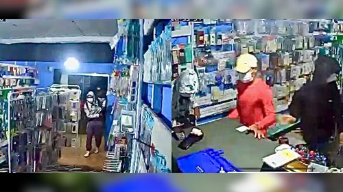 Calçoene: Bandidos usam máscaras respiratórias em assalto a loja de celular