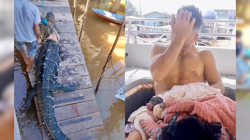 Tragédia: Homem é mordido por jacaré e perde a mão, no Marajó