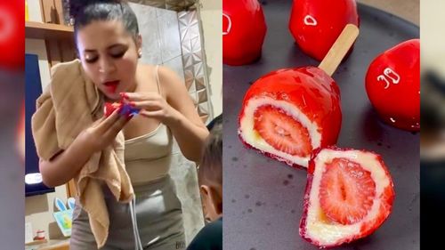 Surpresa Romântica?: Marido engana esposa com 'morango do amor fake'