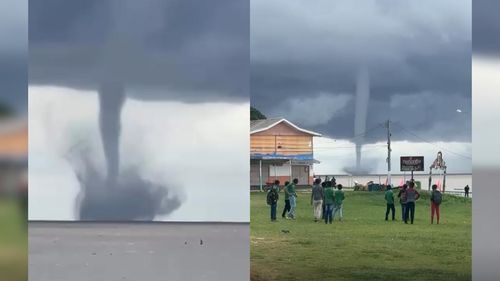 Assustador e Fascinante!: Tromba d’água impressiona moradores do Marajó