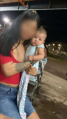 Novo Buritizal: Bebê é baleado e morre no colo da mãe