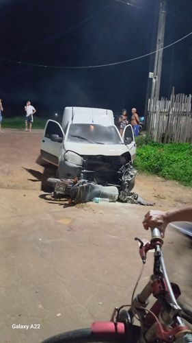 Porto Grande: motorista embriagado atropela casal e arrasta motocicleta