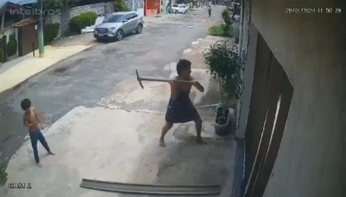 Santa Inês: Briga de vizinhos tem picaretada em portão, PM ferido e resistência à prisão