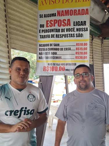 Restaurante no Araxá brinca com "tabela de preços" para não entregar esquemas