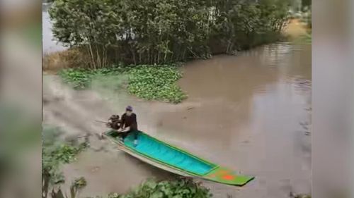 Avião aquático: Ribeirinho impressiona na internet ao 'voar' de 'rabeta', no Marajó 