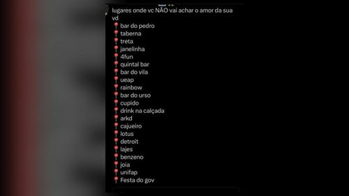 Romance? Aqui não! Internautas listam lugares de Macapá onde 'não dá pra encontrar o love' 