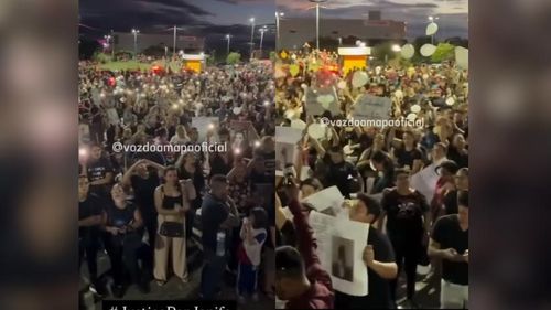 Caso Jenife: Multidão cobra justiça e canta louvores em homenagem à santanense morta na Bolívia