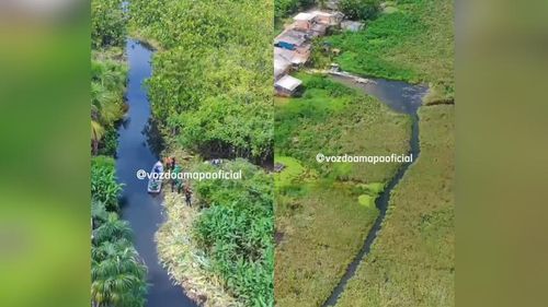 Bora cuidar? Canal que atravessa Zona Norte de Macapá é reaberto; Veja imagens do alto