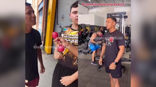 Lutador que nocauteia no riso: Professor de Muay Thai? Sim! Rei da resenha? Também!