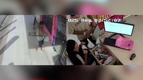 Congós: Assaltante ameaça atendentes com faca durante roubo a loja de maquiagem