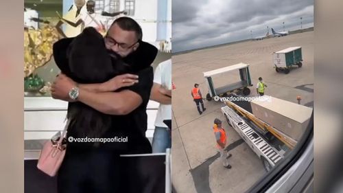 Tristeza: Sob homenagens, corpos de Luíza Clara e Jenife chegam a Macapá