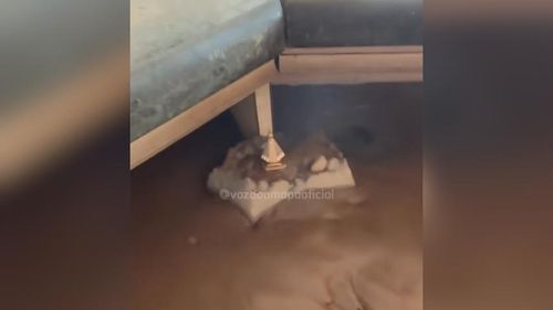 Impressionante: Você acredita? Enchente levou tudo, menos a santinha