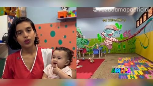 Reduzindo a evasão: No AP, escola cuida das crianças para que mães possam estudar 