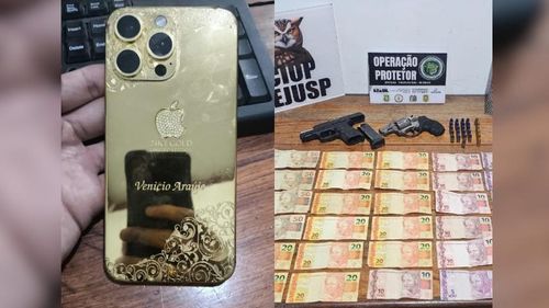Macapá: Influencer que ostentava na internet é preso com ‘Iphone de ouro’ e armas de fogo