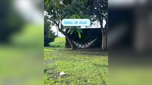 Balanço do amor: casal monta ‘date dos sonhos’ na orla de Macapá