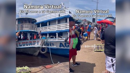 Amor digital: Mulher de 72 anos foge de barco para encontrar o crush