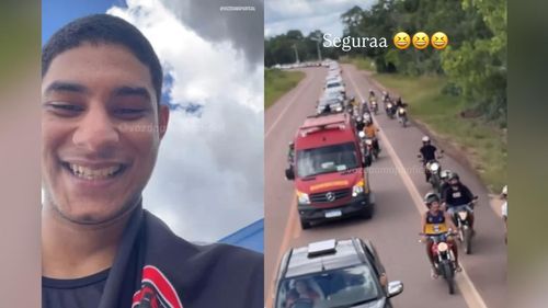 É do Amapá: Atleta que venceu competição mundial é recebido com festa em Porto Grande