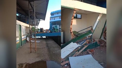 Acidente no rio: Balsa desgovernada atinge porto no sul do Amapá