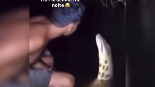 Ufa!: Flagra de sucuri gigante atacando ribeirinho é só IA