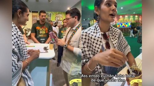 Açaí de verdade: Turista se surpreende com sabor do 'roxinho' tucuju: 'Really good!'