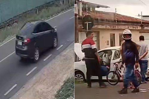 Macapá: Colisão atinge veículo parado e deixa mulher ferida, no Nova Esperança