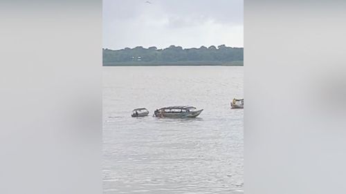 Em apuração: rabeta vira e ocupantes caem no Rio Amazonas, em Santana