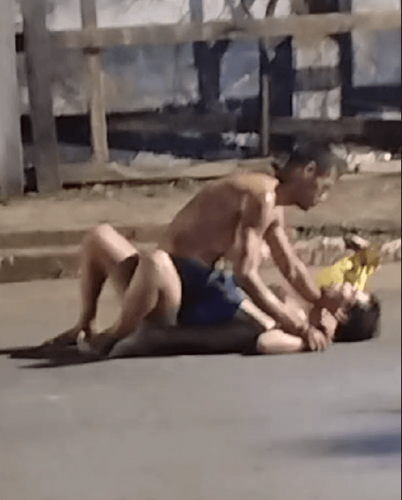 Macapá: Uma travesti e homem lutam no asfalto por causa de uma peruca 