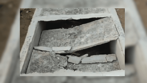 Macabro: Ossos humanos de túmulos violados são expostos em cemitério de Macapá