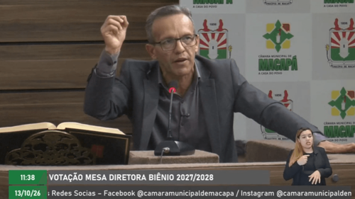 Com 12 votos, Dalua garante presidência da Câmara de Macapá para o biênio 2027–2028