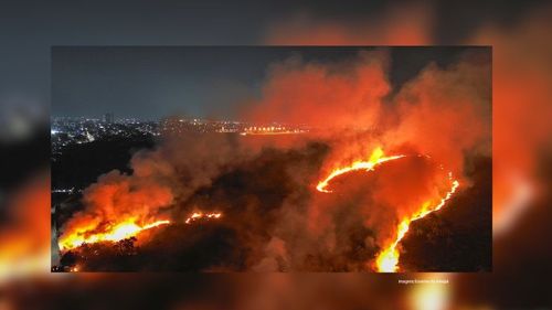 Macapá: Bombeiros controlam grande incêndio no Infraero
