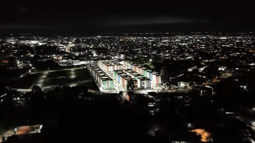 Iluminação em novo habitacional muda cenário de bairro da Zona Sul