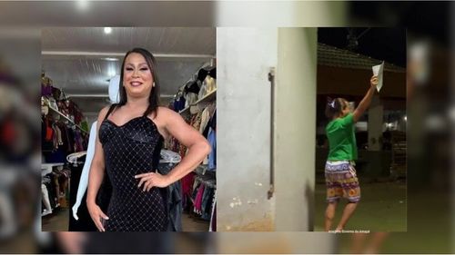 Sereia, influencer do Amapá, sai do Iapen e comemora liberdade