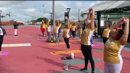 Yoga no meio do mundo: Aulão marca o Dia Internacional da modalidade em Macapá